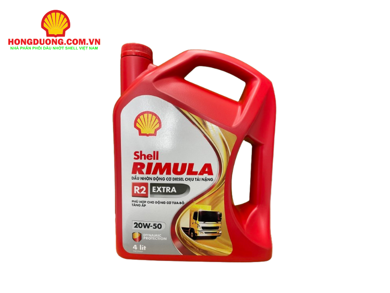 Bảo vệ tối ưu động cơ với dầu động cơ Diesel Shell Rimula R2 Extra 20W 50