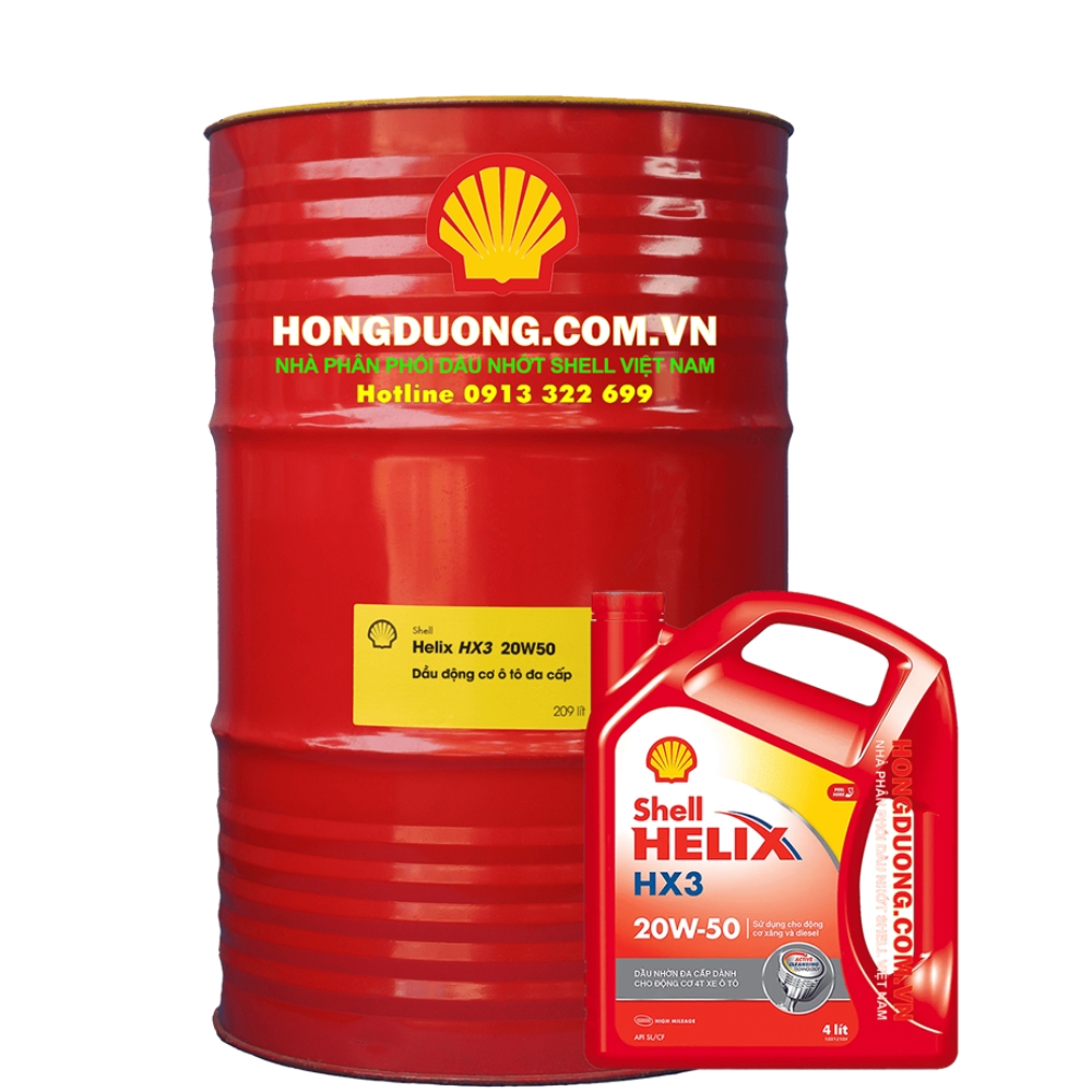 Dầu động cơ Diesel - Shell Helix HX 3 20W50