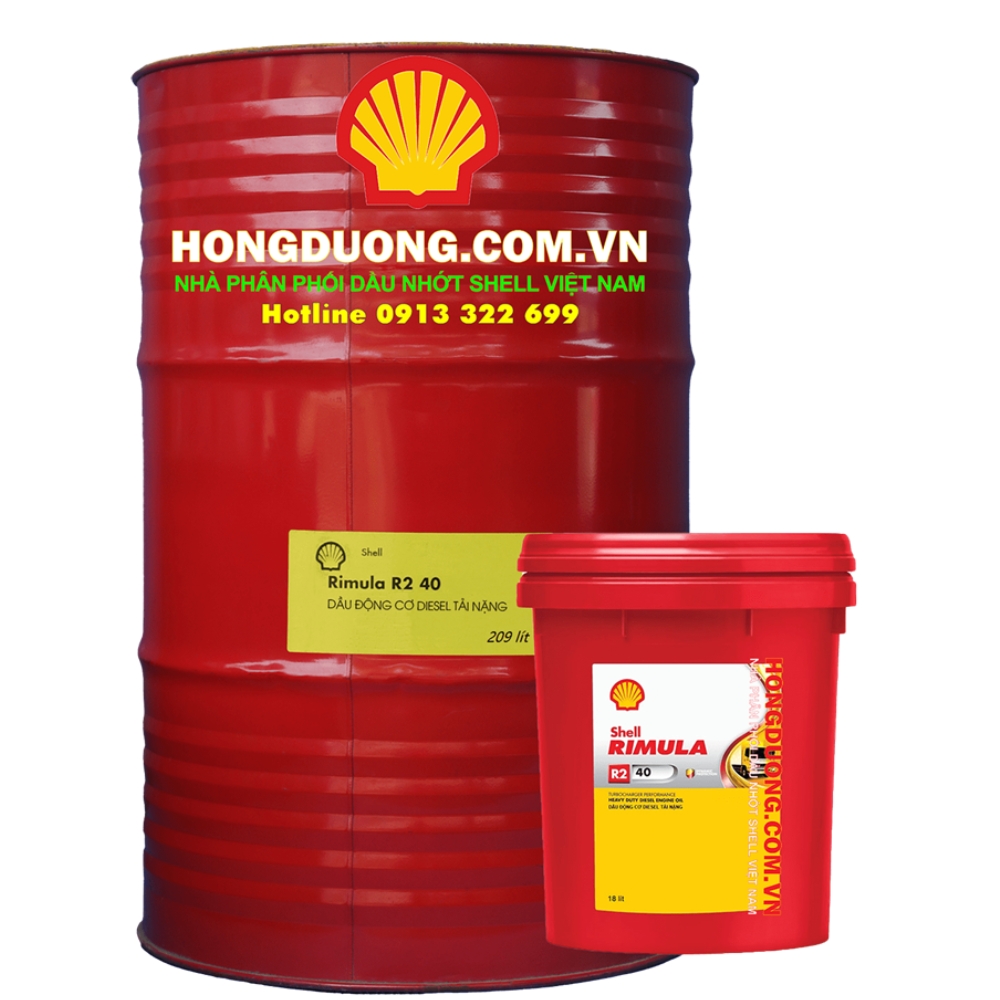  Dầu động cơ Diesel - Shell Rimula R2 40 
