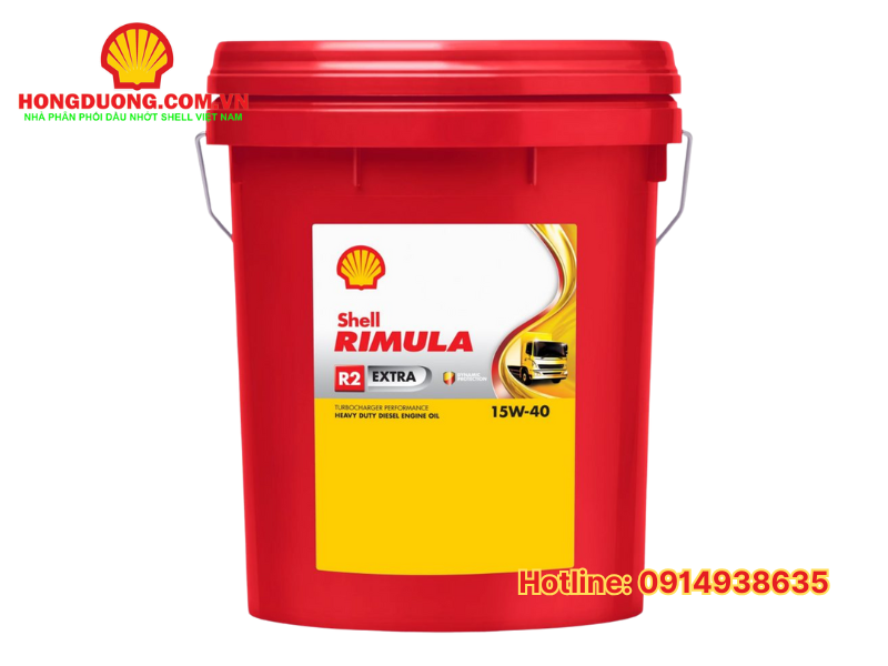 Dầu động cơ Diesel - Shell Rimula R2 Extra 15W-40
