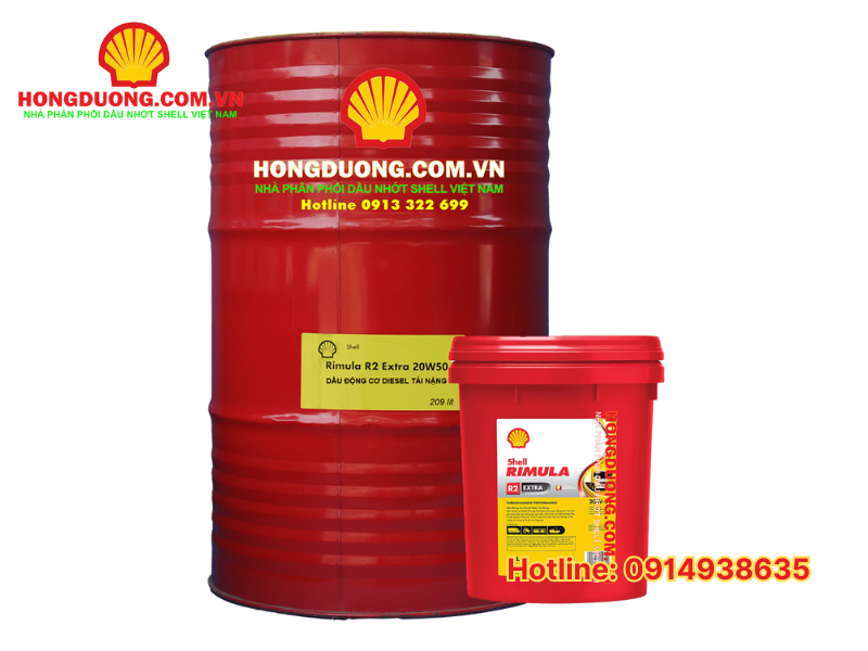 Dầu động cơ Diesel - Shell Rimula R2 Extra 15W-40
