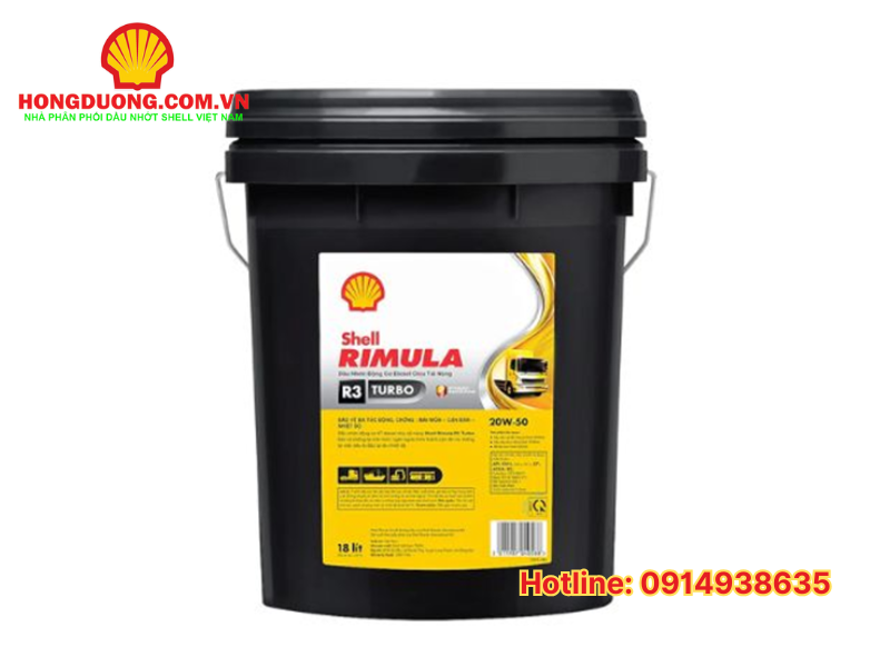 Dầu động cơ Diesel - Shell Rimula R3 Turbo 15W-40
