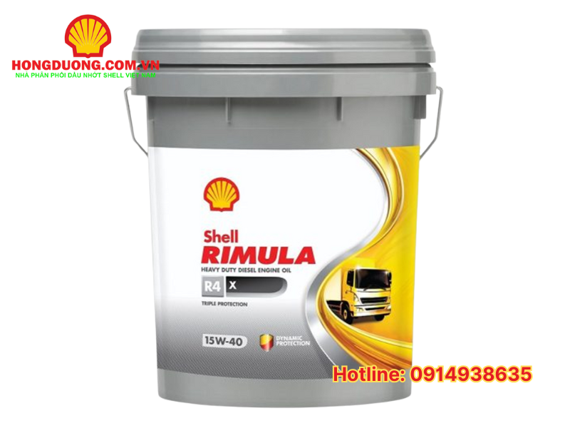 Dầu động cơ Diesel - Shell Rimula R4 X 20W-50
