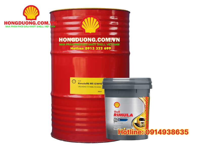 Dầu động cơ Diesel - Shell Rimula R5 E 10W-40 