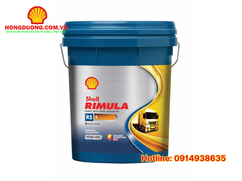 Dầu động cơ Diesel - Shell Rimula R5 E 10W-40 