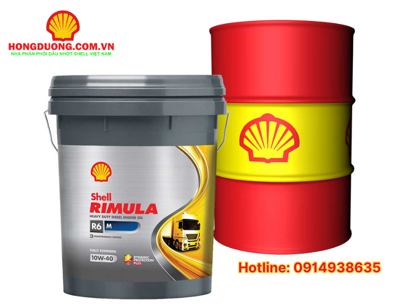 Dầu động cơ Diesel - Shell Rimula R6 MS 10W-40
