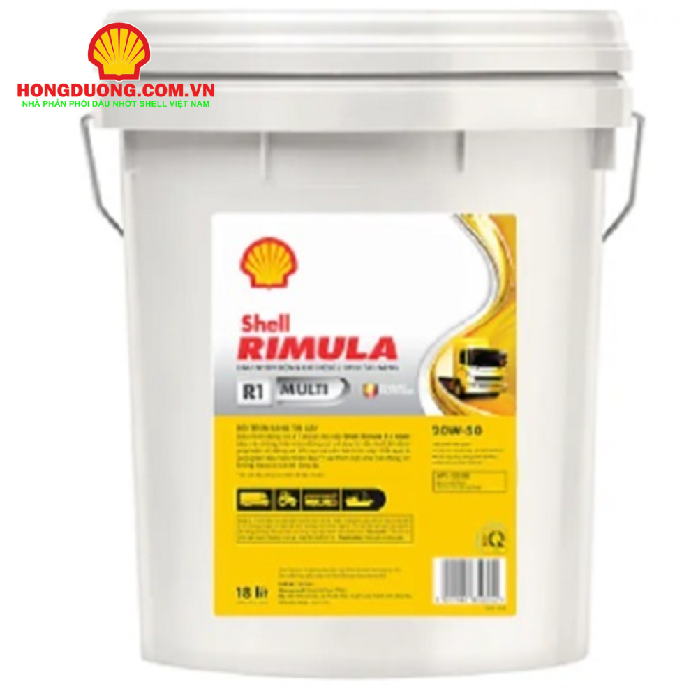 Dầu động cơ Diesel - Shell Rimula R3 Turbo 20W-50