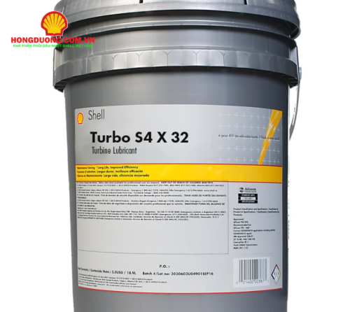 Địa chỉ cung cấp dầu Tuabin Shell Turbo S4 GX 32 chính hãng