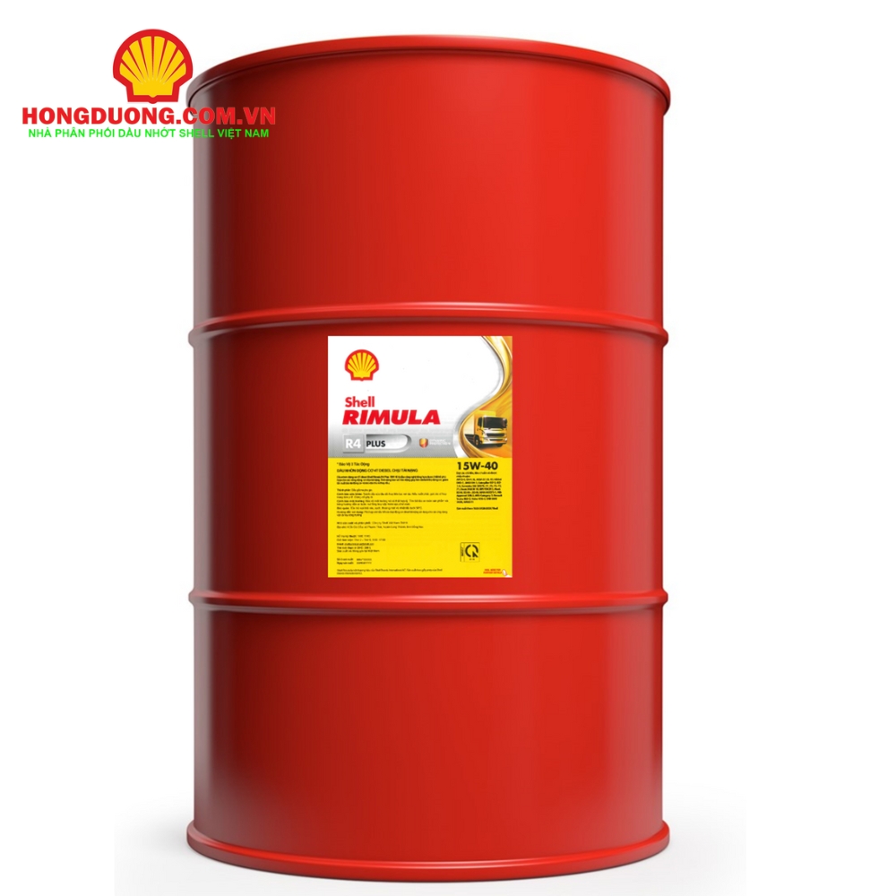  Dầu động cơ Diesel - Shell Rimula R4 Plus 15W40 