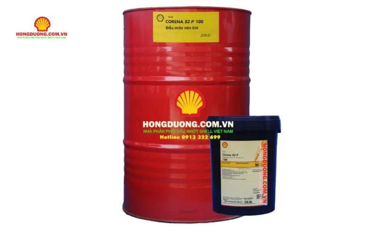 Dầu Shell Corena cho máy nén khí piston - Shell Corena S2 P100