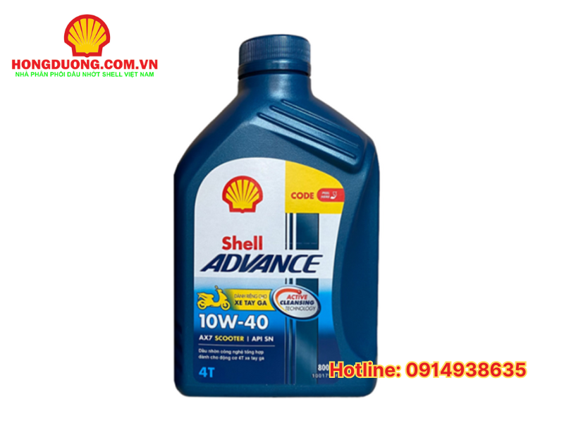 các loại dầu nhớt Shell 