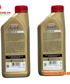 Dầu Castrol Edge Professional E C5 0W-20, Loại: 12 x 1L, 208L