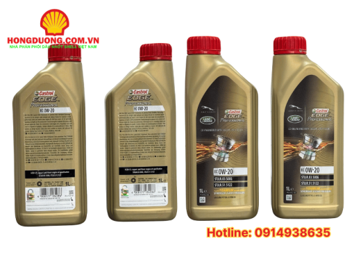Dầu Castrol Edge Professional E C5 0W-20, Loại: 12 x 1L, 208L