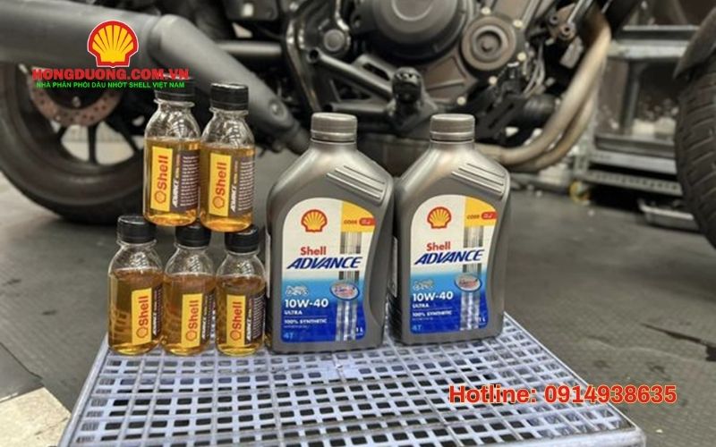 Dầu nhớt động cơ xe máy Shell Advance