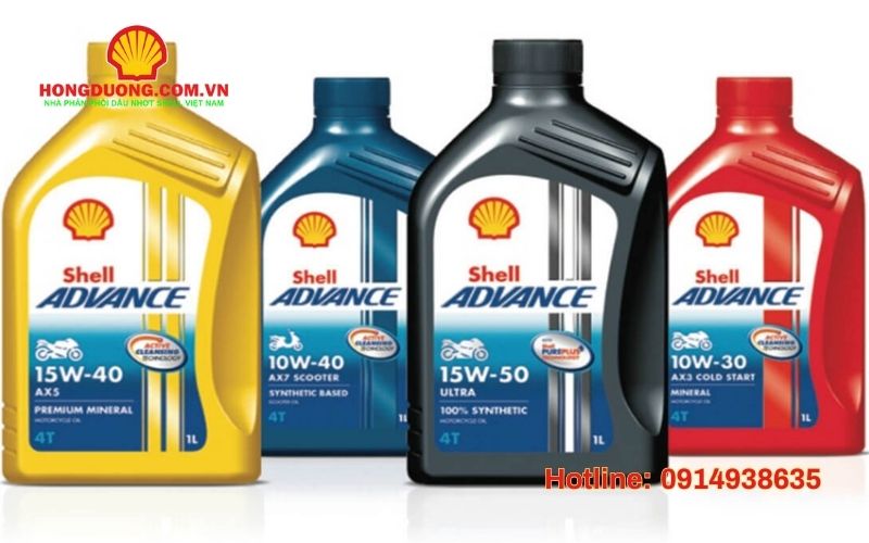 Dầu nhớt động cơ xe máy Shell Advance