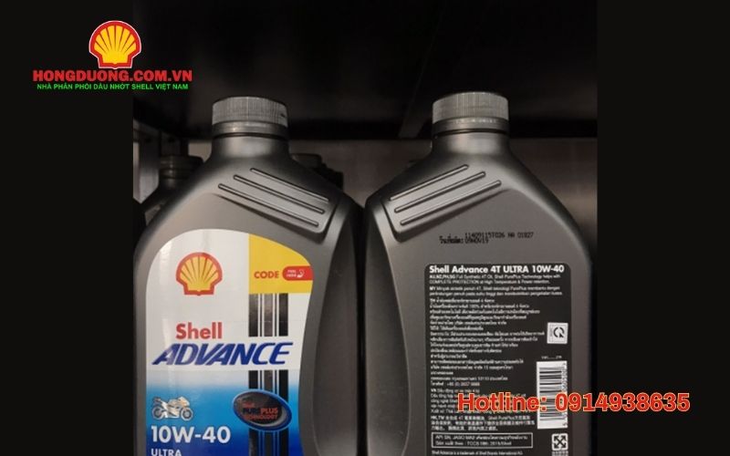 dầu nhớt shell advance ultra 10w40 giá bao nhiêu 