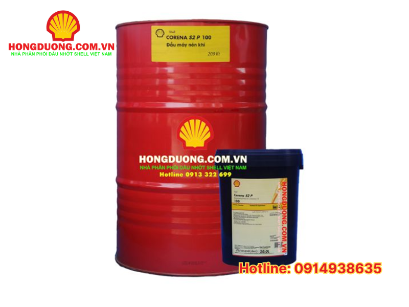 dầu máy nén khí shell corena s2 p100 