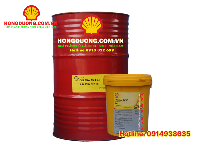 giá dầu máy nén khí shell corena s3 r46 