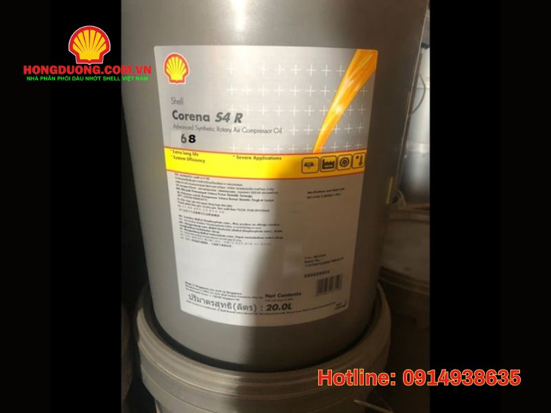 dầu máy nén khí Shell Corena S4 R68