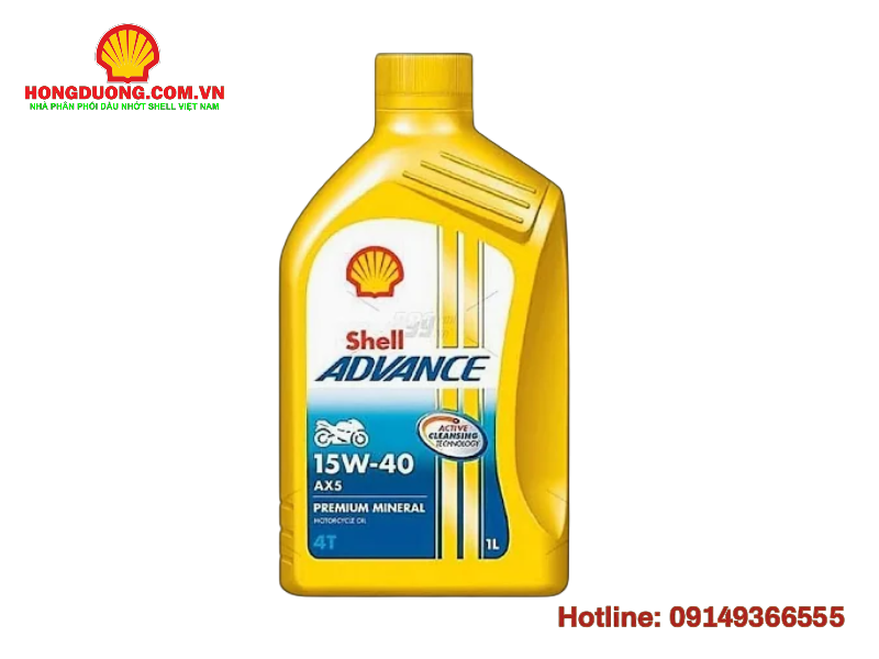 các loại dầu nhớt shell cho xe máy 