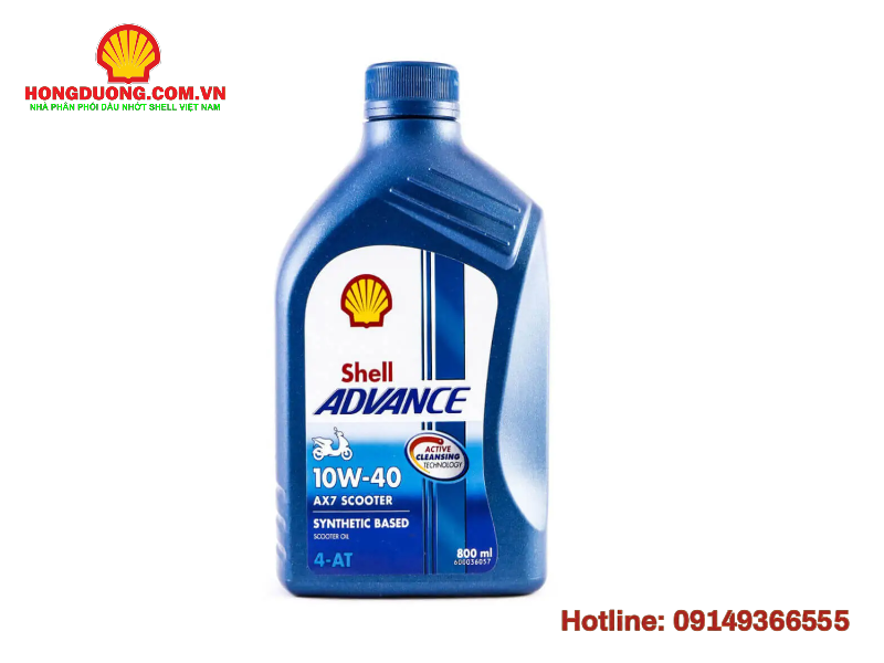 các loại dầu nhớt shell cho xe máy 