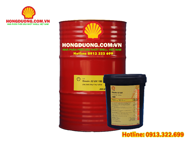 Dầu bánh răng công nghiệp Shell Omala S2 G150 bôi trơn ổn định cho hệ thống truyền động công nghiệp Dầu bánh răng công nghiệp Shell Omala S2 G150