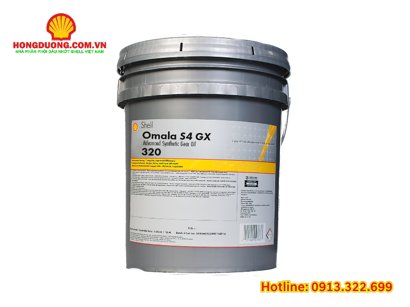 Dầu bánh răng công nghiệp Shell Omala S4 GX 320