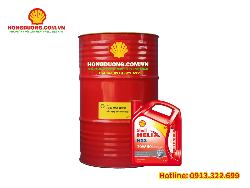 dầu Shell cho động cơ diesel công nghiệp