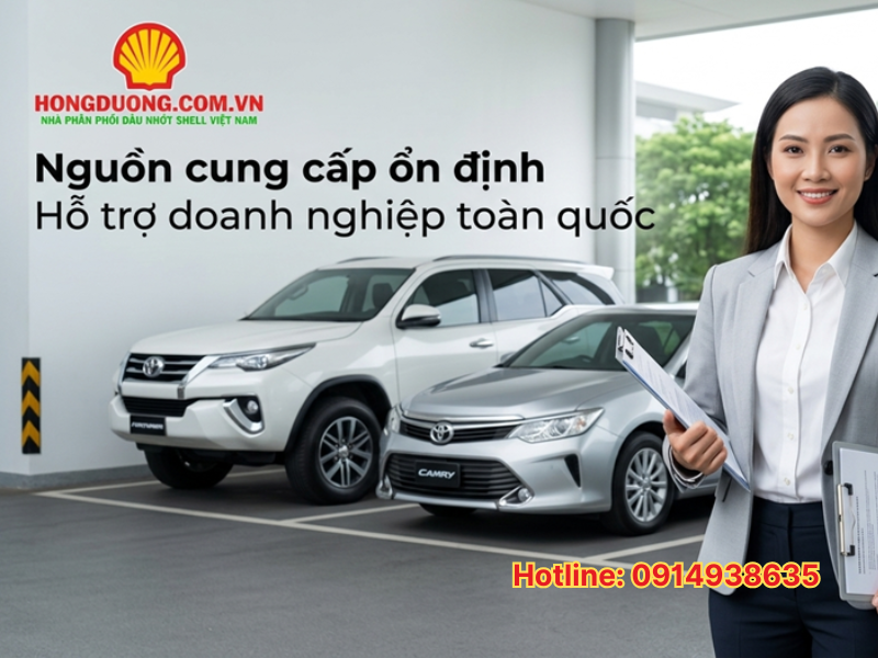 dầu nhớt shell helix cho xe toyota 