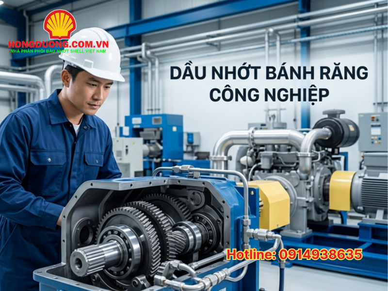 dầu bánh răng cho máy công nghiệp