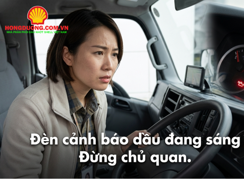 dấu hiệu xe cần thay dầu nhớt shell 