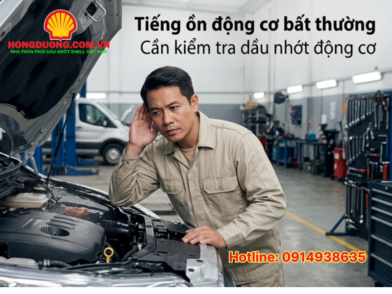 dấu hiệu xe cần thay dầu nhớt shell 