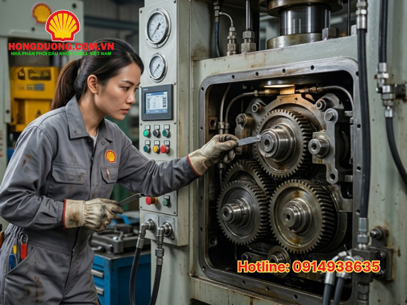 dầu hộp số máy ép 