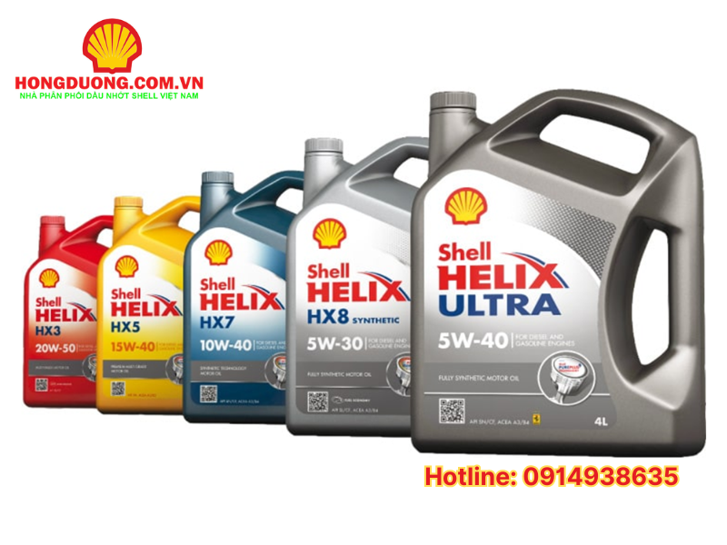 dầu nhớt Shell cho ô tô tốt nhất 