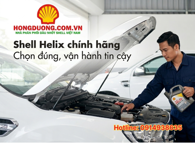 dầu nhớt shell helix chính hãng giá rẻ 