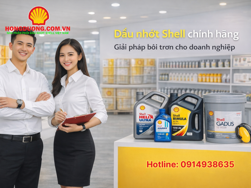 Dầu nhớt và dầu nhờn động cơ của Shell
