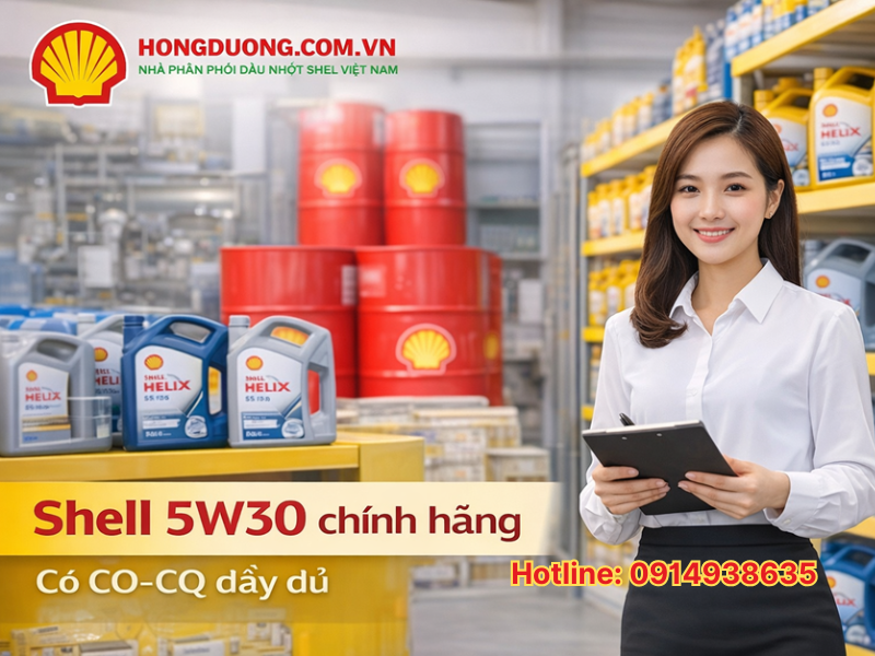 Giá nhớt Shell 5W30 