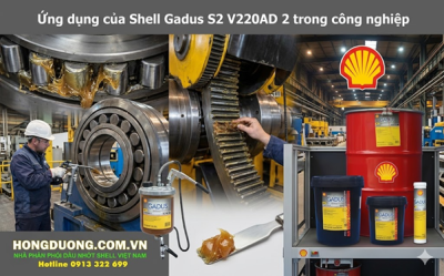 Shell Gadus S2 V220AD 2 – Giải pháp bôi trơn vượt trội cho máy công nghiệp