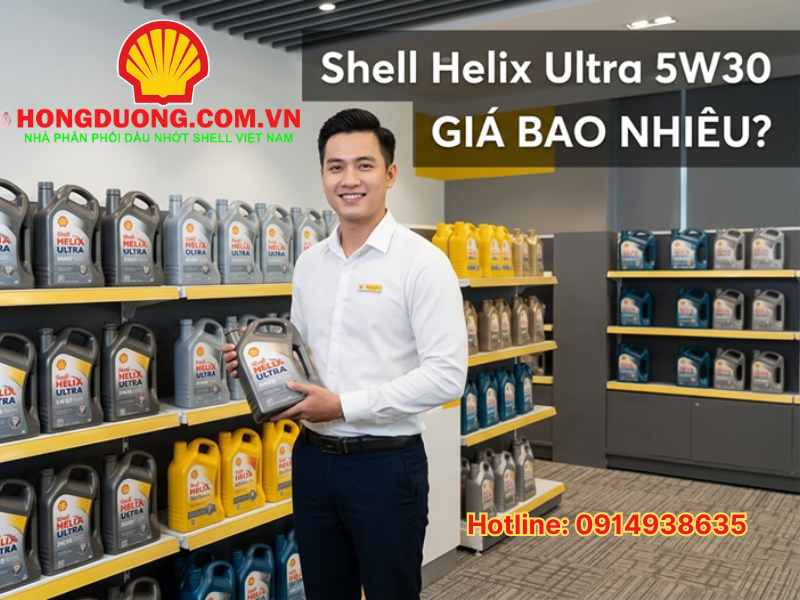 shell helix ultra 5w30 giá bao nhiêu