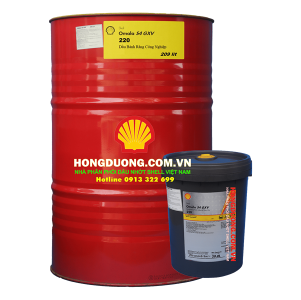 so sánh Shell Omala S2 GX 220 và Shell Omala S4 GXV 220