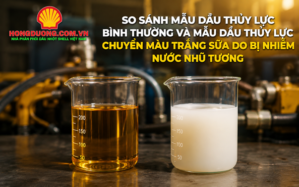 Cách xử lý dầu thủy lực bị nhiễm nước