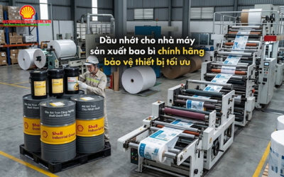 Dầu nhớt cho nhà máy sản xuất bao bì chính hãng bảo vệ thiết bị tối ưu 