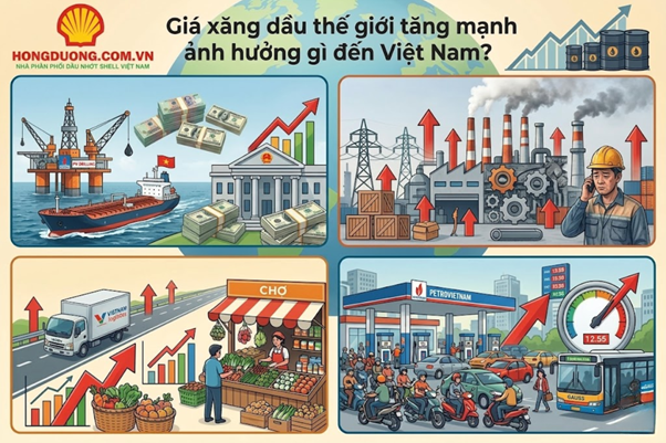 Giá xăng dầu thế giới tăng mạnh ảnh hưởng gì đến Việt Nam?