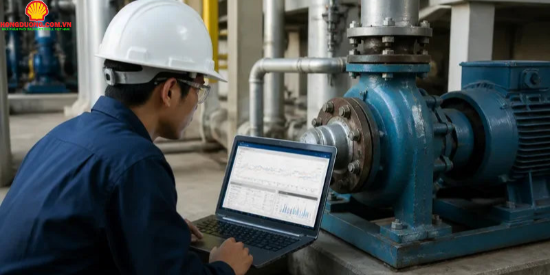 dầu cho máy bơm công nghiệp