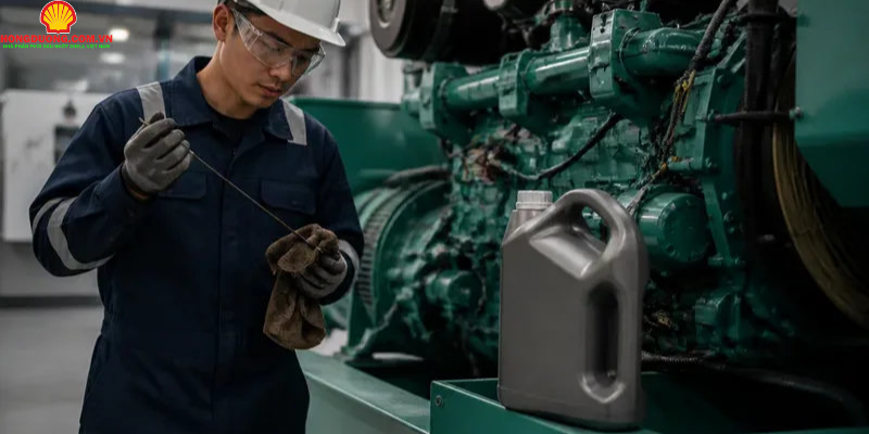 dầu cho máy phát điện diesel công nghiệp