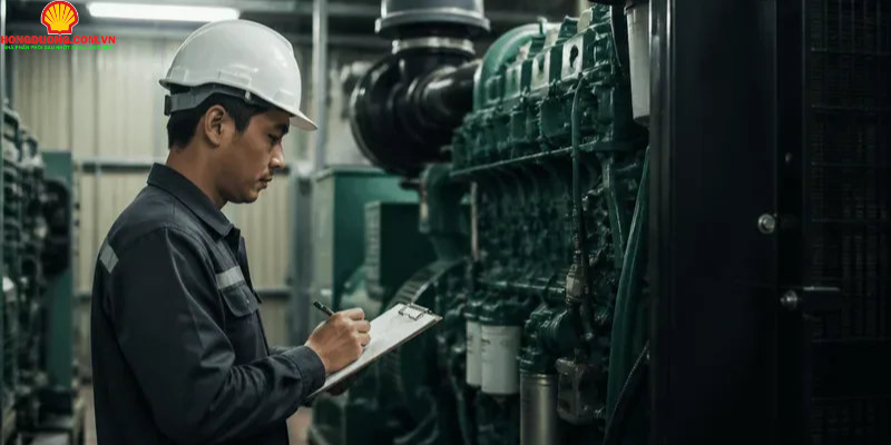 dầu cho máy phát điện diesel công nghiệp