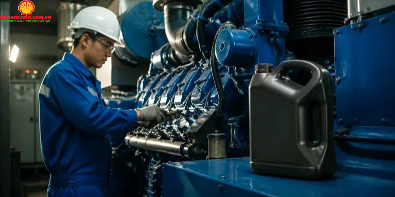 dầu cho máy phát điện diesel công nghiệp