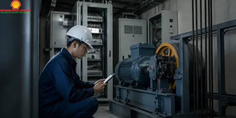 Cách chọn dầu cho thang máy chuẩn kỹ thuật, giảm ồn và mài mòn hộp số dầu cho thang máy