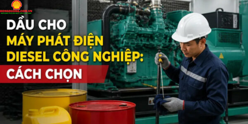 dầu cho máy phát điện diesel công nghiệp
