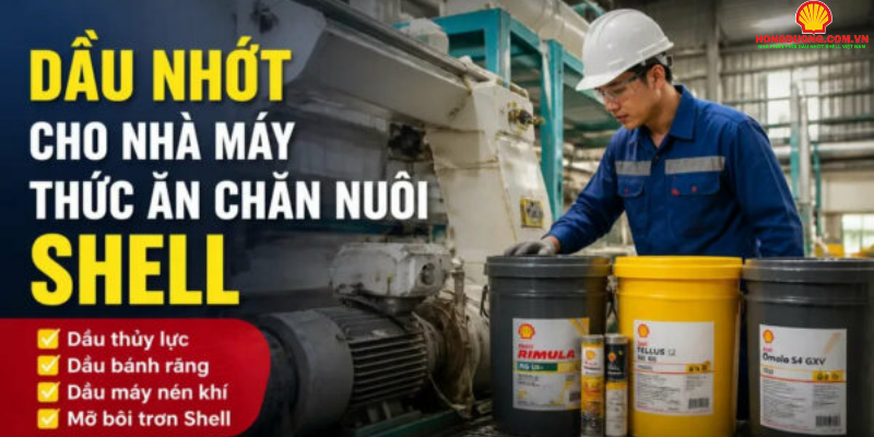 dầu nhớt cho nhà máy thức ăn chăn nuôi